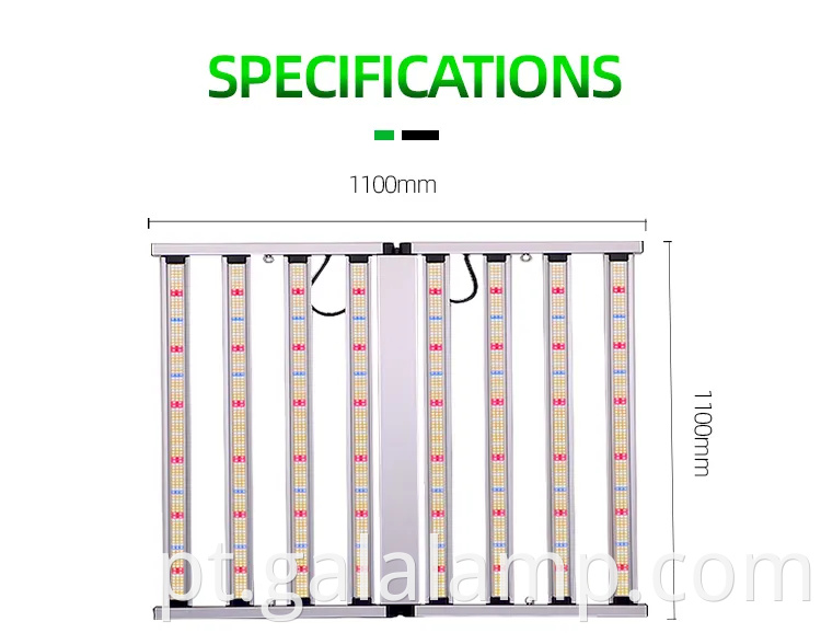 Lâmpada de LED de cultivo Grow Bar para lâmpada espetacular de fotossíntese de plantas internas